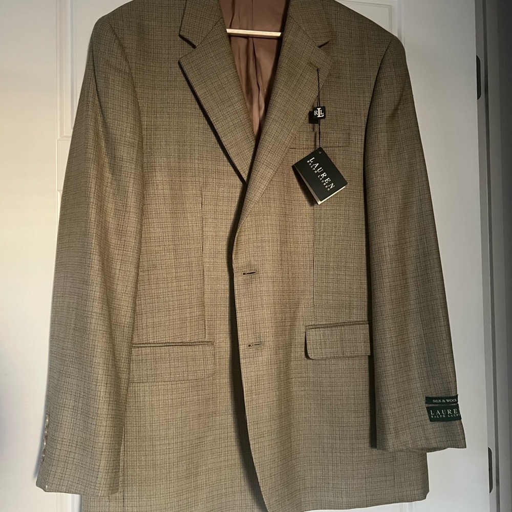NWT Ralph Lauren silk & wool Blazer